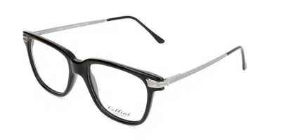 Cellini 1417 A Men's Glasses Black Size 48 - Free Lenses - Blue Light Block Available