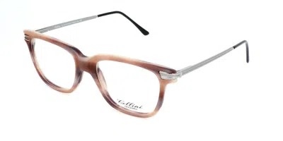 Cellini 1417 C Occhiali Da Vista Marroni Per Uomo (solo Montatura) In Brown