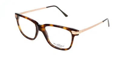Cellini 1417 B Occhiali Da Vista Tartarugatishell Per Uomo (solo Montatura) In Brown