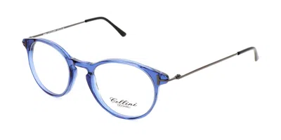Cellini 1419 C Occhiali Da Vista Blu Per Uomo (solo Montatura) In Blue