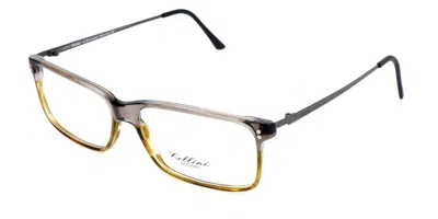 Cellini 1424 D Occhiali Da Vista Verdi Per Uomo (solo Montatura) In Gray