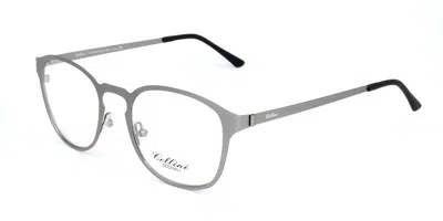 Cellini 4217 B Men's Glasses Grey Size 51 - Free Lenses - Blue Light Block Available In White