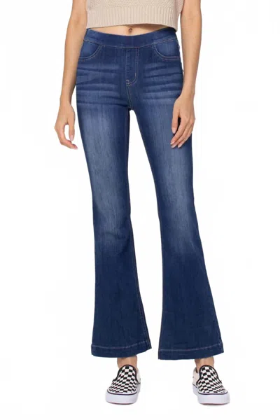 Cello Flared Jegging In Dark Wash In Blue