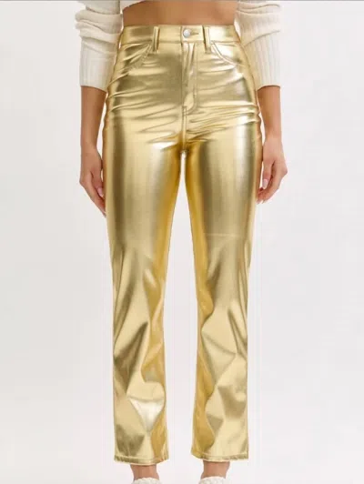 Cello Good Straight Leg Pant In Gold