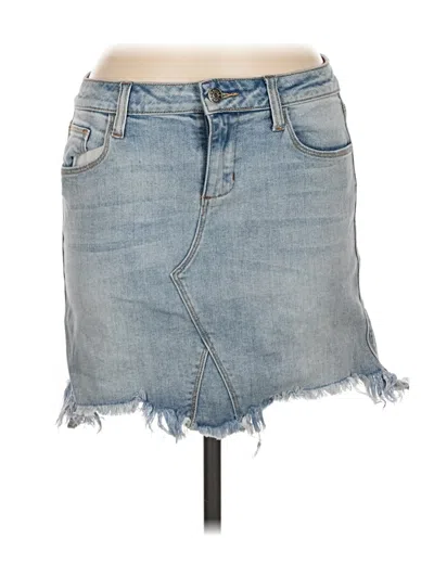 Pre-owned Cello Jeans Denim Skirt In Blue
