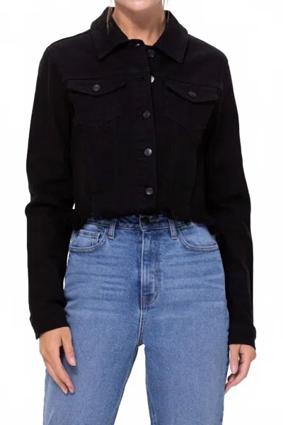 Cello Levi Denim Jackets In Black