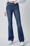 Cello Meg Pull On Jeans In Medium Wash In Blue