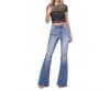 Cello Slim Fit Super Flare Jeans In Blue In Blue