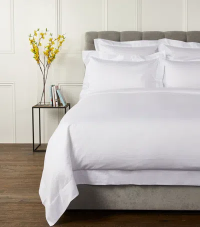 Celso De Lemos Amanda Super King Flat Sheet In White