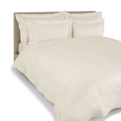 Celso De Lemos Bourdon Duvet Cover, Queen In White