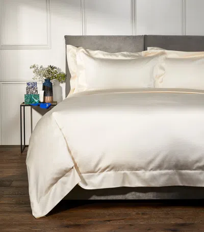 Celso De Lemos Bourdon King Duvet Cover In Ivory