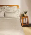 Celso De Lemos Egyptian Cotton Evora Perle Square Pillowcase