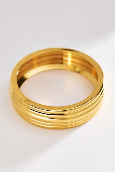 Cendré Gaia Bangle Bracelet In Gold