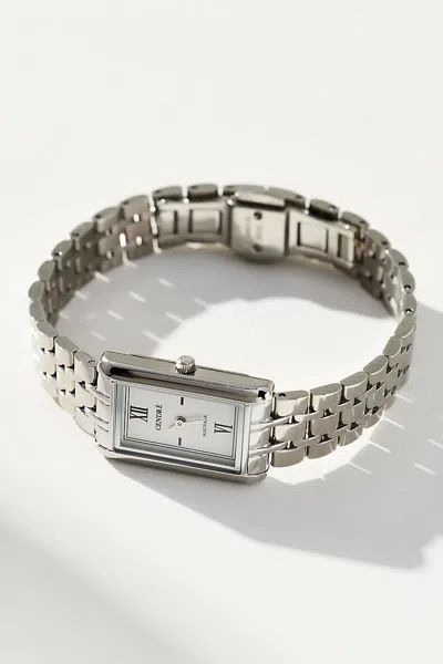 Cendré Kelly Rectangle Watch In Silver