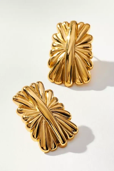 Cendré Lena Post Earrings In Gold