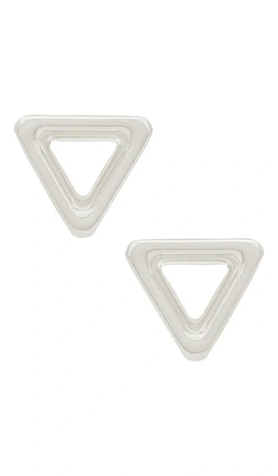 Cendré Louvre Earring In Silver