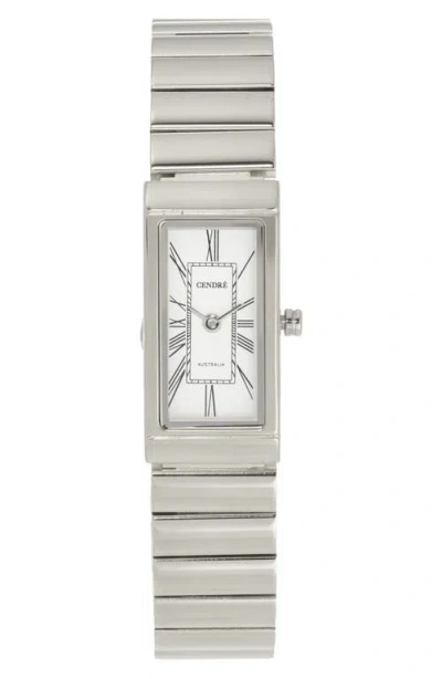 Cendré Cendre Soho Tank Bracelet Watch, 15mm X 30mm In Metallic