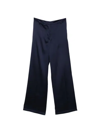 Cenere Belt-loop Pocket Trousers In Blue