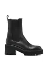 Cenere Block-heel Boots In Black