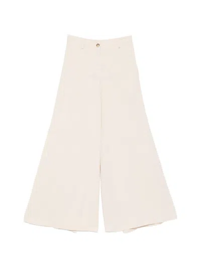 Cenere Butter Color Pants In Pink