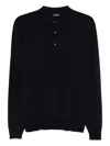 BUTTONED LONG-SLEEVE POLO SHIRT