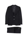 Cenere Buttoned Suit In Blue