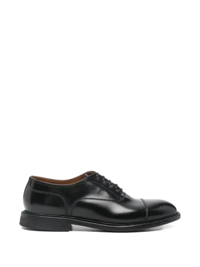 Cenere Calzature Black Leather Oxford Shoe