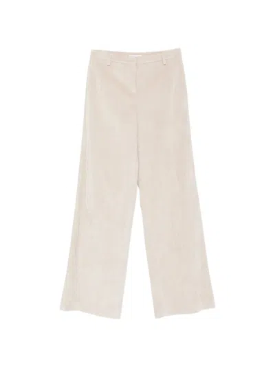 Cenere Corduroy Wide-leg Trousers In Gold