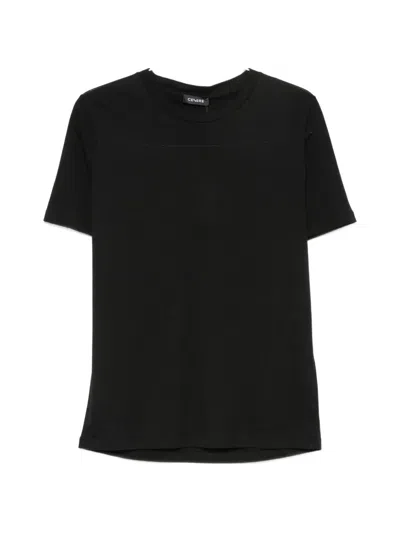 Cenere Crew-neck T-shirt In Blue