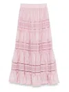 Cenere Gb A-line Maxi Skirt In Pink