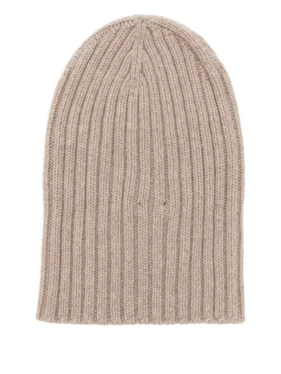 Cenere Gb Knitted Hat In Brown