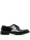 Cenere Lace-up Leather Oxford Shoes In Black