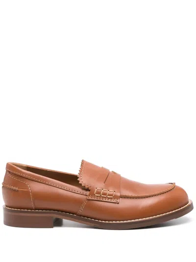 Cenere Gb Pixie Loafers In Braun