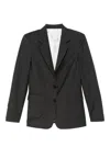 Cenere Gb Single-breasted Blazer In Black