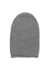 Cenere Knitted Beanie Hat In Gray