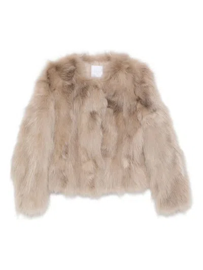 Cenere Maglieria Coats In Neutral