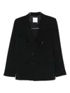 Cenere Gb Double-breasted Blazer In Black