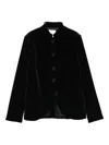 Cenere Velvet Jacket In Black