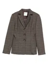 Cenere Gb Single-breasted Three-button Jacket In Gray