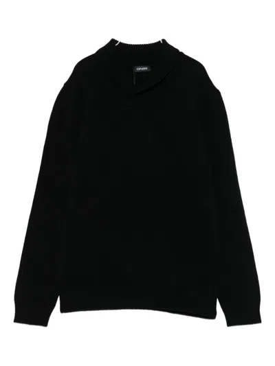 Cenere Maglieria Sweaters In Black