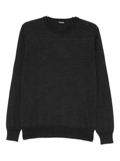 Cenere Maglieria Sweaters In Black