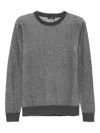 Cenere Ribbed Wool-cashmere Sweater In Gray