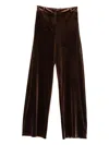 Cenere Maglieria Trousers In Brown