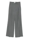 Cenere Pleat-detail Tailored Trousers In Gray