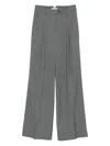 Cenere Pleat-detail Tailored Trousers In Gray