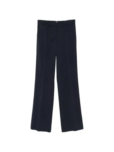 Cenere Pressed-crease Tailored Trousers In Black