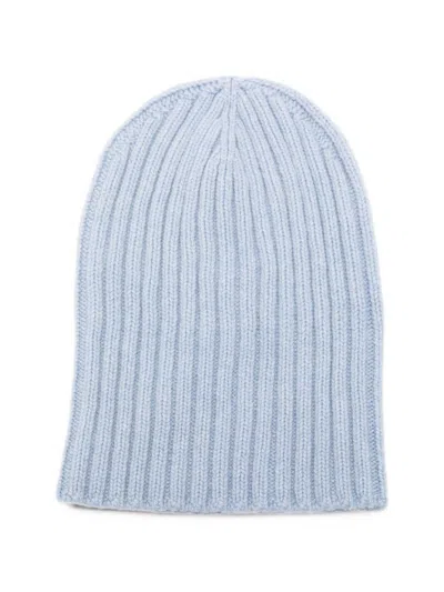 Cenere Ribbed Cashmere Beanie In Yellow