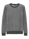 Cenere Ribbed Wool-cashmere Sweater In Gray