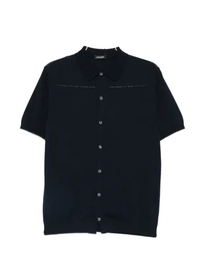 Cenere Short-sleeves Shirt In Blue