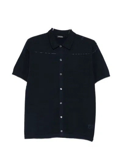 Cenere Short-sleeves Shirt In Blue